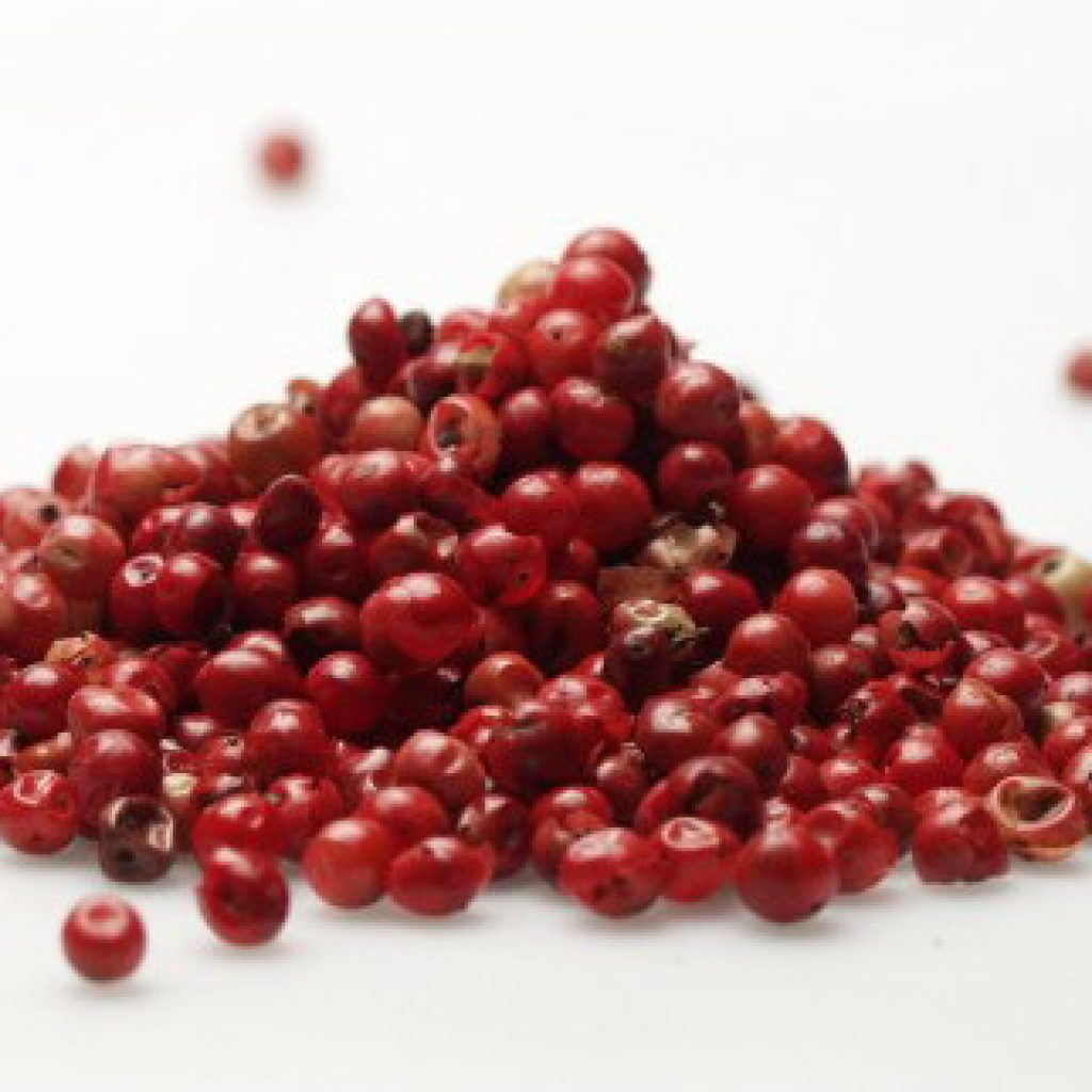 The pink peppercorns from Madagascar