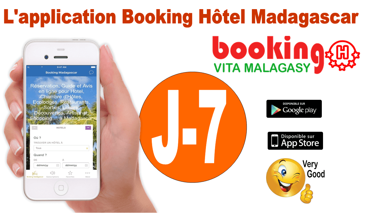 Una nuova app per l'elenco degli hotel del Madagascar e il sito di prenotazione !