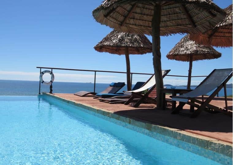 Les nouvelles plages de l’Hôtel Le  Grand Bleu à Nosy-Be