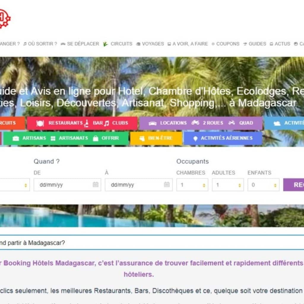 Comment s’inscrire sur Booking Hôtel Madagascar ?