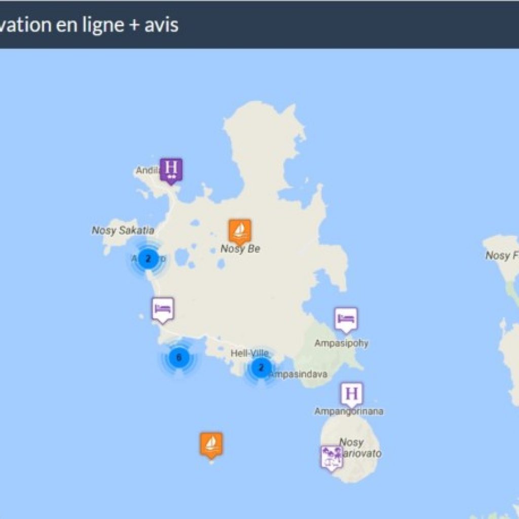 Les hôtels de luxe à Nosy-Be