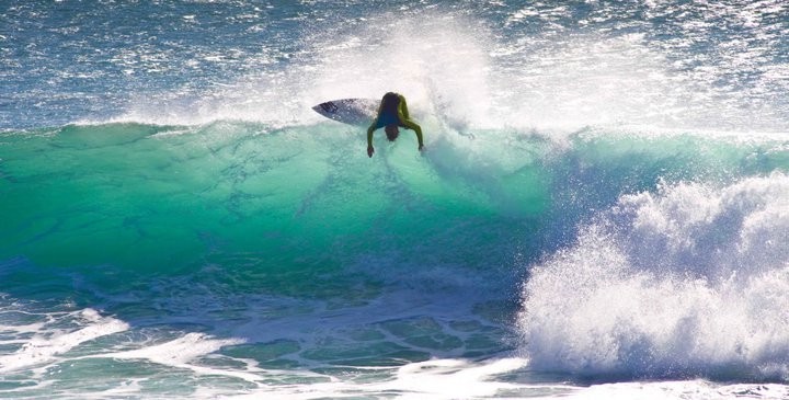 Surfing while on holiday in Nosy-Be