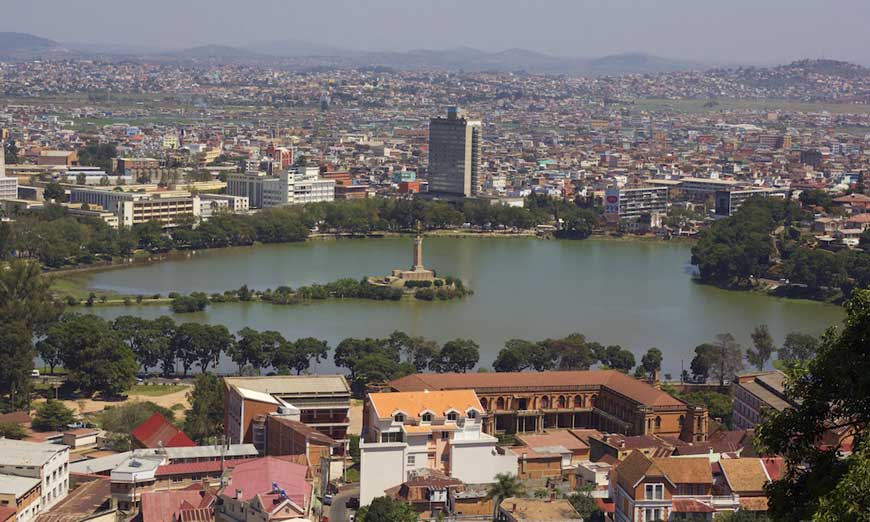 Essere ben circondato un albergo nel centro della città di Antananarivo