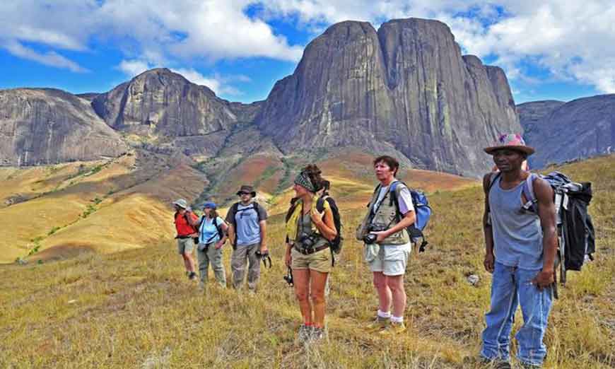 The trekking in Madagascar