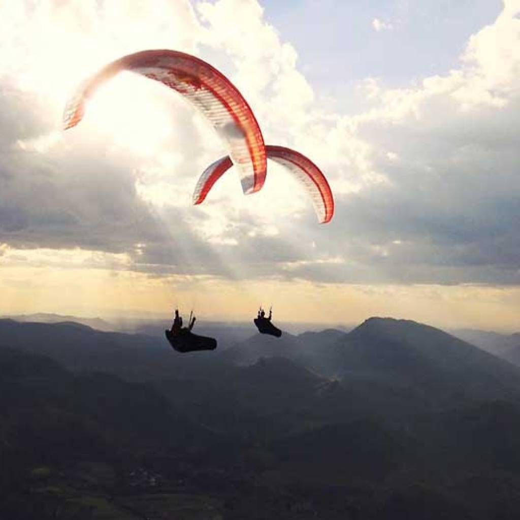 Parapendio in Madagascar