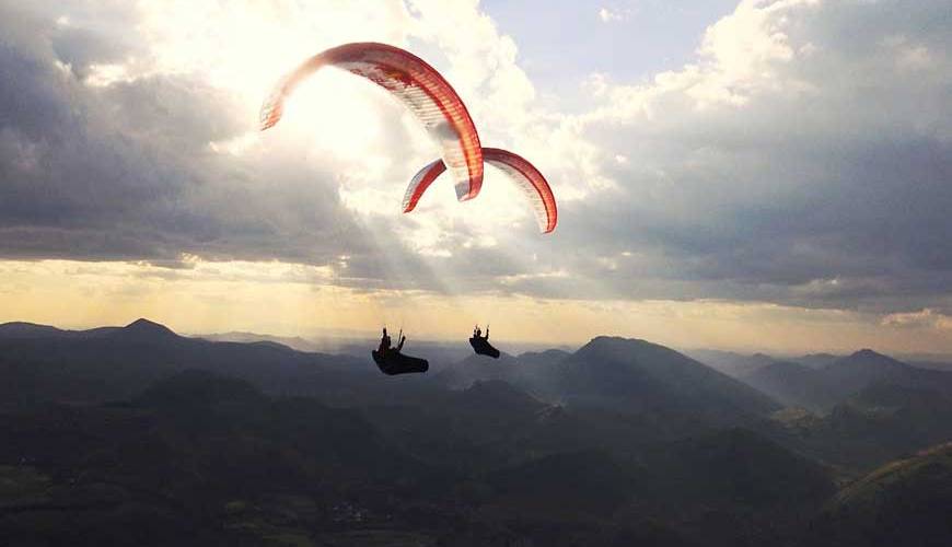 Parapendio in Madagascar